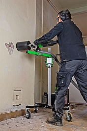 Эксплуатация станины для алмазного бурения Eibenstock EBW 1300 Эксплуатация станины для алмазного бурения Eibenstock EBW 1300