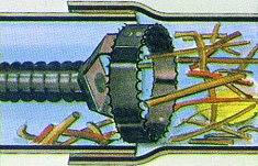 Применение корнереза Rothenberger