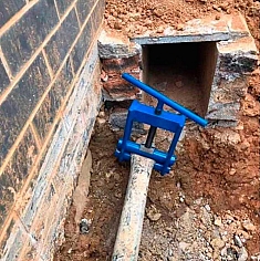 Применение механического пережимного устройства для полиэтиленовых труб ADR Tools PF-SQ63