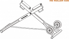 Роликовые опоры для пластиковых труб Ritmo HS Roller 630