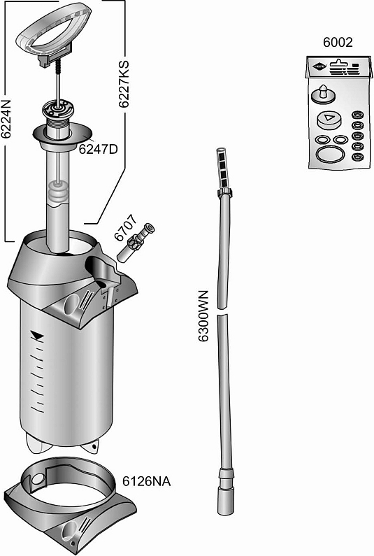 Схема бака для подачи воды Mesto Profi Схема бака для подачи воды Mesto Profi
